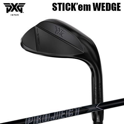PXGカスタム特注クラブ スティック エム ウェッジ エクストリームダーク プロジェクトX オールブラックPXG STICK'em WEDGE Extreme Dark PROJECT X ALL BLACK｜オーエスゴルフ