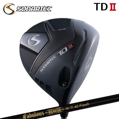 2021年モデル カスタムクラブ ソナテック TD2 ドライバー ティーアールピーエックス ファビュラス ニーティー 40 フラッシュSONARTEC TD2 Driver TRPX Fabulous Ni-Ti 40 Flash｜オーエスゴルフ