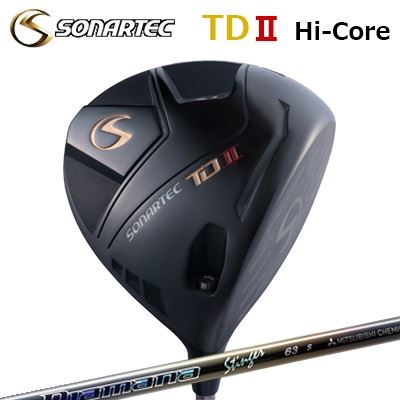 2021年真似形 カスタム野球クラブ ソナテック TD2 高手向かい１番ウッド 三菱ケミカル ディアマナ スティンガーSONARTEC TD2 Hi-Core Driver MITSUBISHI CHEMICAL Diamana Stinger