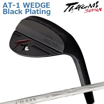 匠JAPAN 手合い AT-1 ウェッジ K-SQUARE MODEL 黒いことメッキ入眼クレイジー 矢 アイアン(新青写真)Takumi Japan TYPE AT-1 WEDGE Black Plating Finish CRAZY ARROW IRON New Design