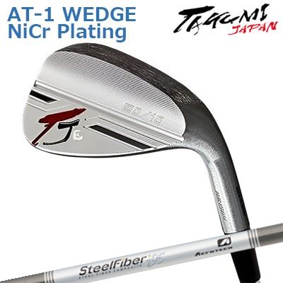匠JAPAN タイプ AT-1 ウェッジ K-SQUARE MODEL NiCr ミラー/サテン仕上げエアロテック スチールファイバー i CWTakumi Japan TYPE AT-1 WEDGE NiCr Mirror/Satin Finish SteelFiber i CW｜オーエスゴルフ
