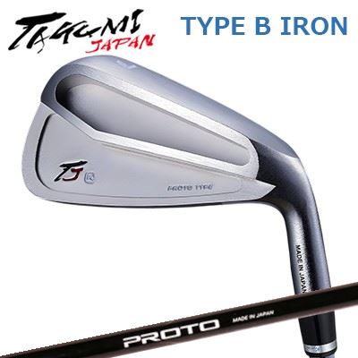 匠JAPAN 手合い B アイアン PROTO TYPE/VINTAGE MODEL クレイジー プロト 1フレックス アイアンTakumi Japan TYPE B IRON CRAZY PROTO 1-Flex IRON5本書き割り(#7～A)
