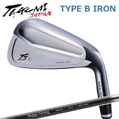 匠JAPAN 手合い B アイアン PROTO TYPE/VINTAGE MODEL デザインチューニング 色つやスチール写真 フロストブラックTakumi Japan TYPE B IRON Design Tuning LABO SERIES COLOR STEEL FROST BLACK5本書き割り(#7～A)