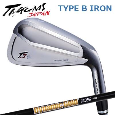 匠JAPAN 手合い B アイアン PROTO TYPE/VINTAGE MODEL ダイナミックゴールド 105 オニキスブラックTakumi Japan TYPE B IRON True Temper Dynamic Gold 105 ONYX BLACK5本書き割り(#7～A)