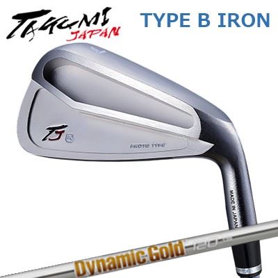 匠JAPAN 手合い B アイアン PROTO TYPE/VINTAGE MODEL トゥルーテンパー ダイナミックゴールド 95/105/120Takumi Japan TYPE B IRON True Temper Dynamic Gold 95/105/1205本書き割り(#7～A)