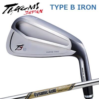 匠JAPAN 手合い B アイアン PROTO TYPE/VINTAGE MODEL ダイナミックゴールド EX 周遊旅行Takumi Japan TYPE B IRON True Temper Dynamic Gold EX Tour Issue5本書き割り(#7～A)