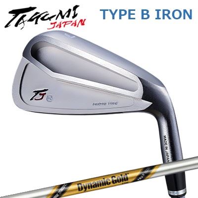 匠JAPAN 手合い B アイアン PROTO TYPE/VINTAGE MODEL ダイナミックゴールド ツアーイシューTakumi Japan TYPE B IRON Dynamic Gold Tour Issue5本書き割り(#7～A)