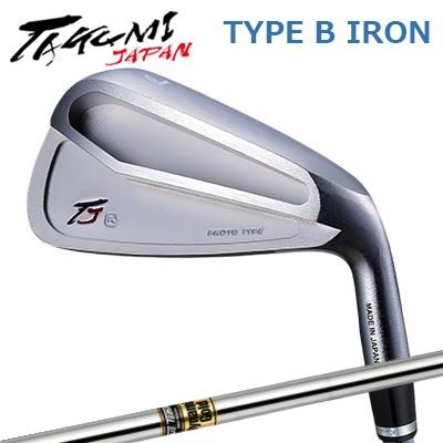 匠JAPAN 手合い B アイアン PROTO TYPE/VINTAGE MODEL トゥルーテンパー ダイナミックゴールドTakumi Japan TYPE B IRON TrueTemper Dynemic Gold5本書き割り(#7～A)