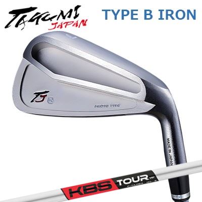 匠JAPAN 手合い B アイアン PROTO TYPE/VINTAGE MODEL KBS シーテーパーTakumi Japan TYPE B IRON KBS C-Taper5本書き割り(#7～A)