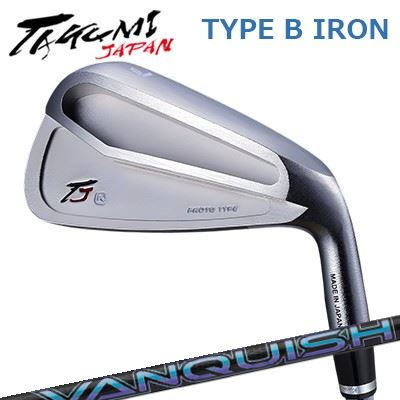 匠JAPAN 手合い B アイアン PROTO TYPE/VINTAGE MODEL 三菱ケミカル バンキッシュ アイアンTakumi Japan TYPE B IRON VANQUISH IRON5本書き割り(#7～A)