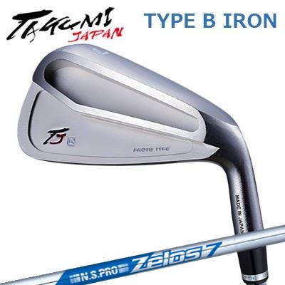 匠JAPAN 手合い B アイアン PROTO TYPE/VINTAGE MODEL 日本矢がら NS労働者階級 ゼロズ7Takumi Japan TYPE B IRON N.S.PRO ZELOS75本書き割り(#7～A)