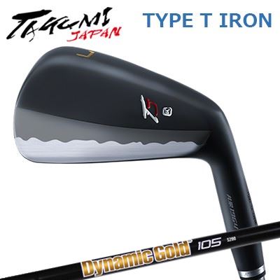 匠JAPAN 手合い T アイアン K SQUARE MODEL ダイナミックゴールド 105 オニキスブラックTakumi Japan TYPE T IRON True Temper Dynamic Gold 105 ONYX BLACK単品～6本書き割り(#5～P)