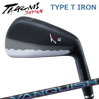 匠JAPAN 印字機 T アイアン K SQUARE MODEL 三菱ケミカル バンキッシュ アイアンTakumi Japan TYPE T IRON VANQUISH IRON単品～6本書き割り(#5～P)