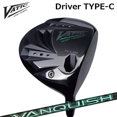カスタム野球クラブ バティックゴルフ １番ウッド 手合いC 三菱ケミカル バンキッシュ ヴィヴィVatic DRIVER TYPE-C VANQUISH VV