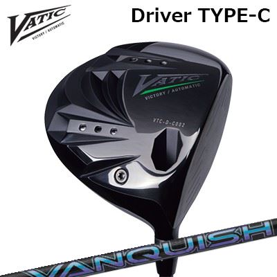 カスタム野球クラブ バティックゴルフ １番ウッド 手合いC 三菱ケミカル バンキッシュVatic DRIVER TYPE-C VANQUISH