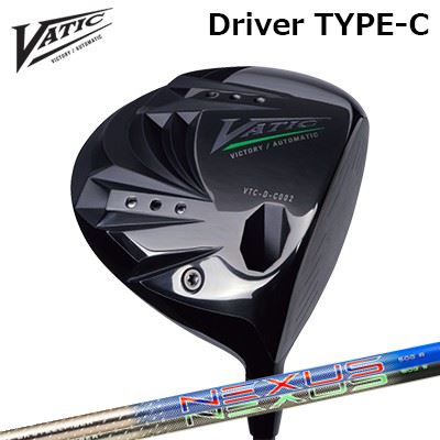 カスタムクラブ バティックゴルフ ドライバー タイプC スチールファイバー ネクサス ブルー/ブラックVatic DRIVER TYPE-C SteelFiber NEXUS BLUE/BLACK｜オーエスゴルフ