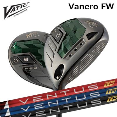 バティックゴルフ カスタム特注クラブ ヴァネーロ フェアウェイウッド フジクラ ベンタスTRVatic Golf Vanero Fairway Wood FUJIKURA VENTUS TRコントロール性能に優れた強弾道ハイブリッド|オーエスゴルフ