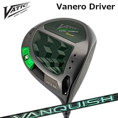 カスタム野球クラブ バティックゴルフ ヴェネーロ １番ウッド 三菱ケミカル バンキッシュ ヴィヴィVatic Venero DRIVER VANQUISH VV
