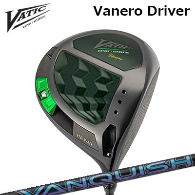 カスタム野球クラブ バティックゴルフ ヴェネーロ １番ウッド 三菱ケミカル バンキッシュVatic Venero DRIVER VANQUISH