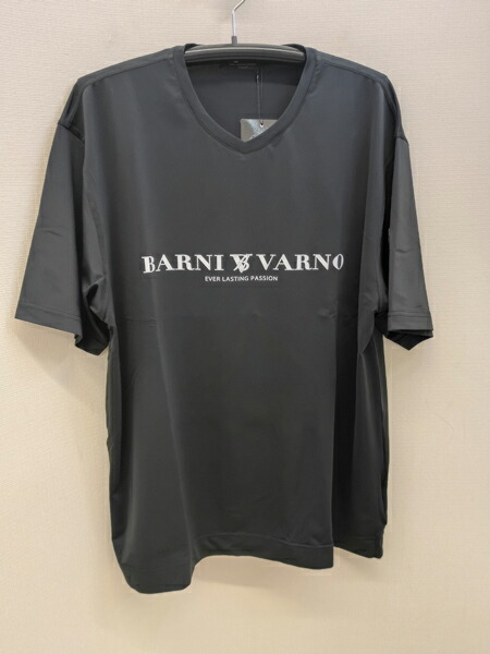 【貨物輸送無料】バーニバーノBARNIBARNOメンズ半袖Vのど首プルオーバー