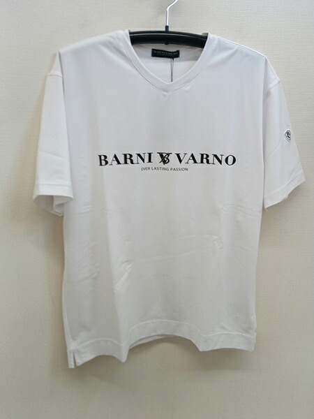 【貨物輸送無料】バーニバーノBARNIBARNOメンズ半袖Ｖのど首プルオーバー