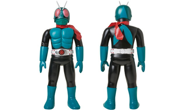 楽天市場 送料無料 メディコムトイ 東映レトロソフビコレクション 仮面ライダー旧1号 ジャンボサイズ 御宅家本舗 Otakick
