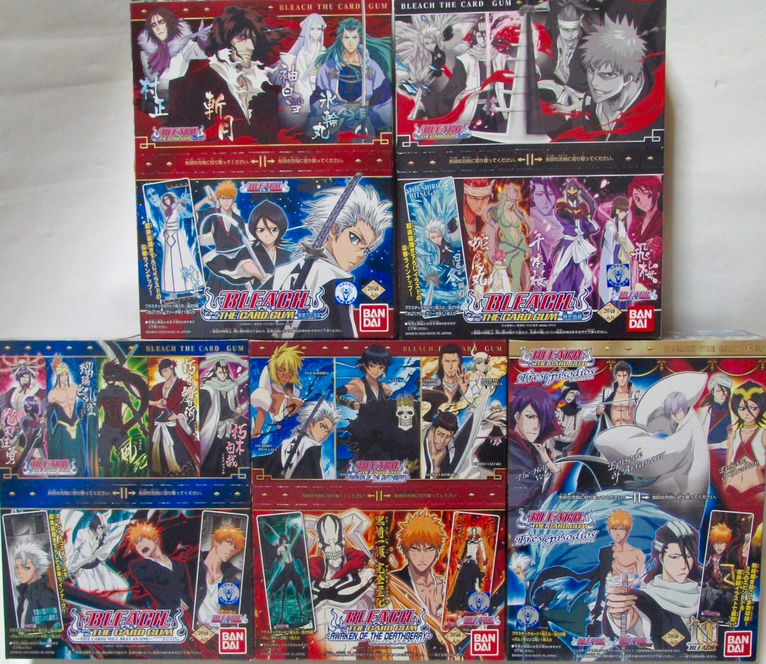 BLEACH THE CARD GUM (ブリーチ ザ・カードガム)　第10弾～第14弾 各全25種セット｜御宅家本舗　OTAKICK 59,760円