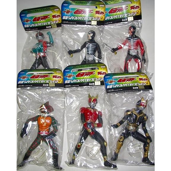 楽天市場】平成仮面ライダー10周年 組立式DXソフビフィギュア