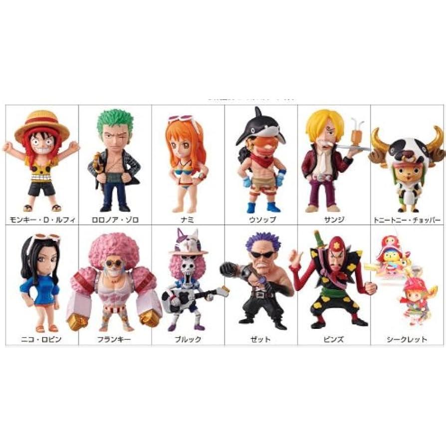 なっちゃんワンピース サントリーなっちゃん ワンピース新世界編 BLOCK COLLECTION BY