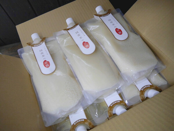 甘酒(1kg×6本)業務用 パウチ入り