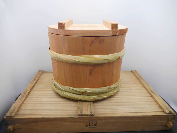 昭和本樽 秋田杉 醸造酒柿渋入眼 木地桶 No.7 その他-キッチン用品・食器・調理器具