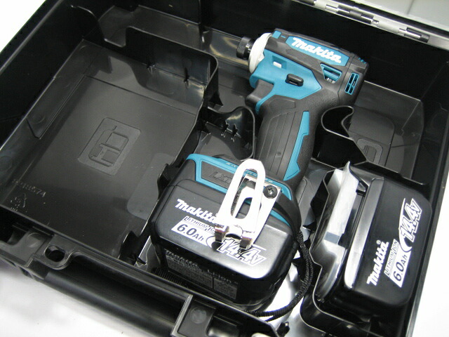 【人並み外れた書き割り】マキタ申し受けるインパクトドライバ TD162DZ（青）14.4V \u003cBR\u003e本体・乾電池(BL1460B)2個・容れもの書き割り