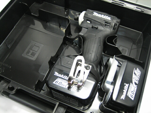 【人並み外れた書き割り】マキタ申し受けるインパクトドライバ TD162DZB（黒）14.4V \u003cBR\u003e本体・乾電池(BL1460B)2個・容れもの書き割り