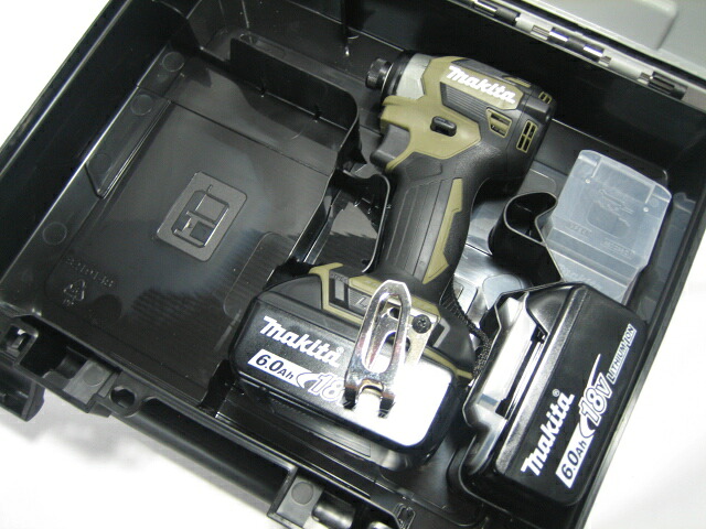 マキタ 申し受ける式インパクトドライバ TD173DXO (オリーブ) 18V 本体+バッテリ(6.0Ah)2個 書き割り