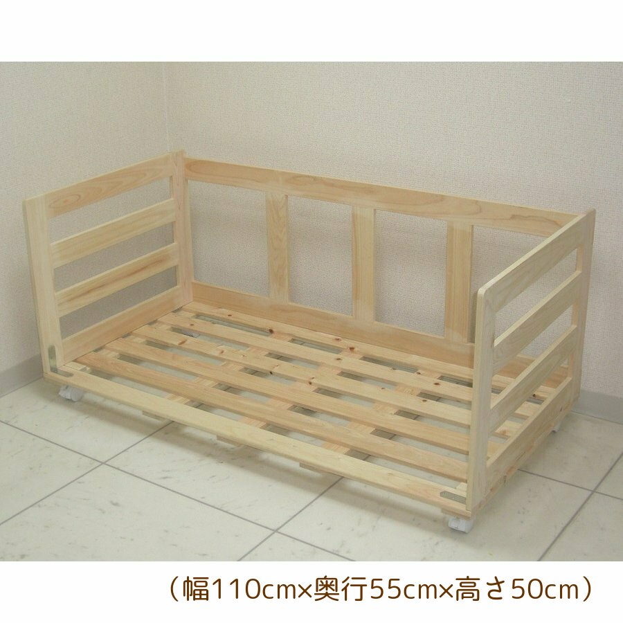 ひのきすのこワゴン 布団収納 幅110cm 奥行55cm 高さ50cm クローゼット チェスト クローゼット 押入れすのこ ラック キャスター つき 木製アウトレット再生工場クローゼット内のスペースを有効活用できる すのこワゴンです 湿気から守りたい布団などの収納に役立ちます