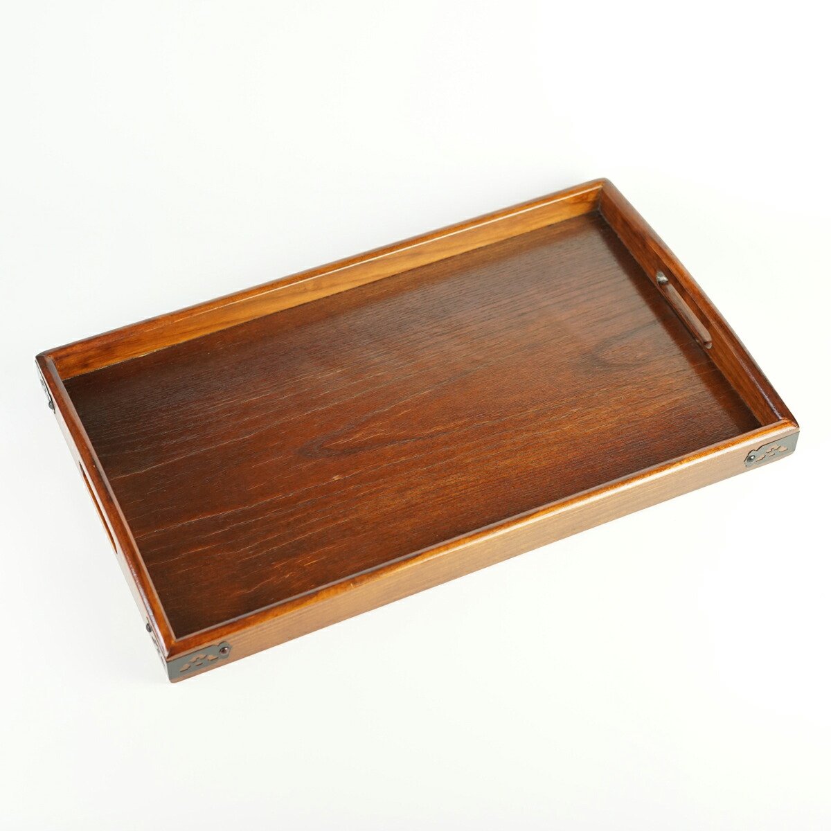 楽天市場】お盆 木製＜長手盆 匠＞黒塗り 木製 送料無料訳あり50.5cm