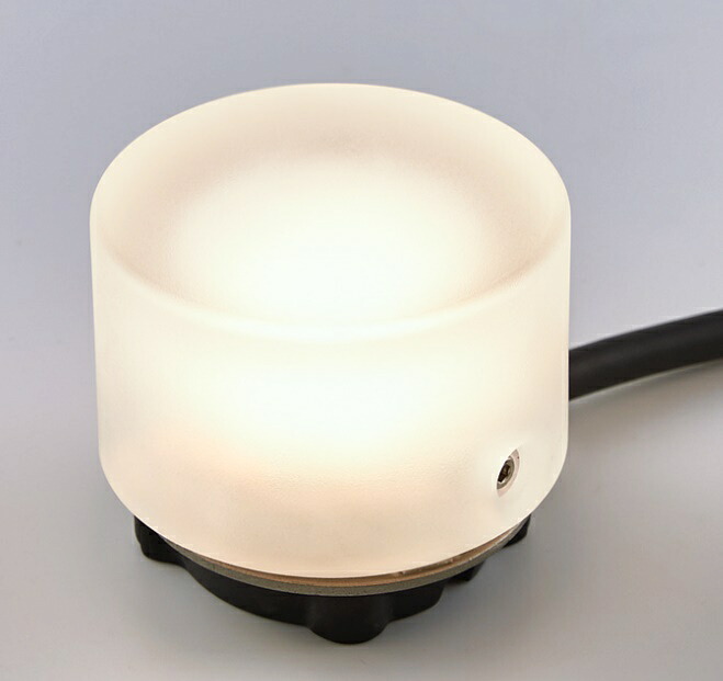 ★LIXIL 美彩 グラスフロアライト 【8 VLG50 SC】 丸形 床置印字機 12V シャイングレー  LED エクステリア照明装置★【貨物輸送無料】