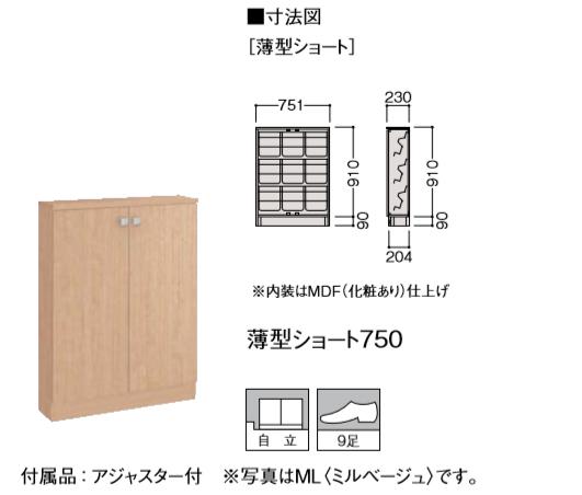 DAIKEN 玄関収納 楽天市場】☆大建 玄関収納 【FW0801-1□□】 幅750mm 置き型 固定式