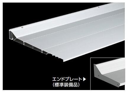 楽天市場】☆ABC商会 インサルヒサッシュ Square アルミ庇 長さ1000mm