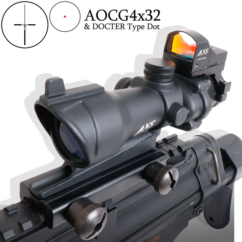 outsider trijicon acog type 4 x 32 scope amp amp doc dot
