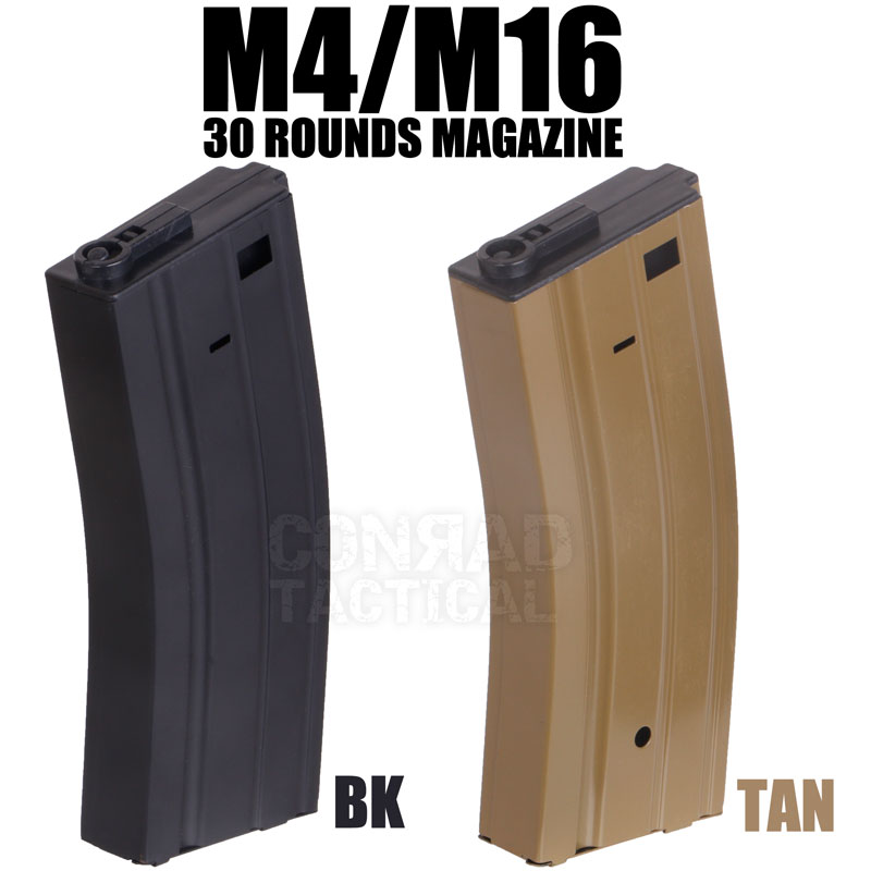 楽天市場 訳あり 特価品 Conrad Tactical 旧世代電動ガン スタンダード M4 M16 スチールシェル 30連発 リアルカウントマガジン Bk Tan エアガン サバゲー サバイバルゲーム 装備 アウトサイダー