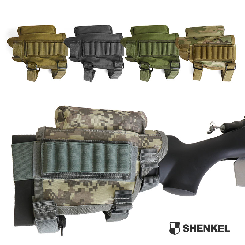 楽天市場 Shenkel シェンケル ライフルストックポーチ 7 62mm ダミーカート ホルダー 頬ポーチ チークパッド 迷彩 ブラック タン Od Acu マルチカム 弾薬 弾丸 ホルダー 銃 狩猟 Vsr 10 M14 98k サバゲー サバイバルゲーム 装備 アウトサイダー