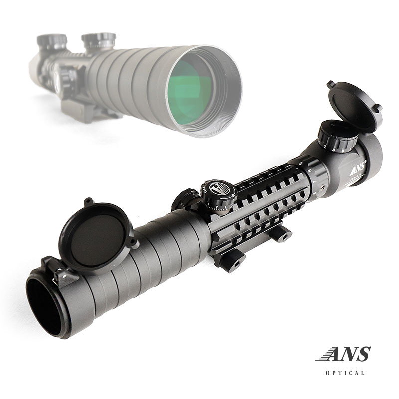 ANS Optical 3-9倍 可変ズーム C 3-9x32 EGB スパイダースコープ  イルミネーション イルミネート ライフルスコープ  20mmレール 20mmレイル スナイパー 電動ガン エアガン サバゲー サバイバルゲーム 装備