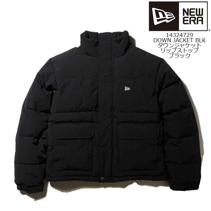 ニューエラ NEW ERA ダウンジャケット リップストップ ブラック DOWN JACKET BLK 14324729|カスタムクラブ工房 OVDGOLF