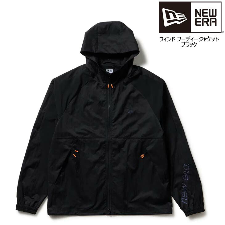 ニューエラ NEW ERA GF WIND HOODIE JACKET BLK ウィンド フーディ ジャケット ブラック 14669828｜カスタムクラブ工房 OVDGOLF