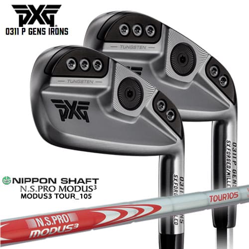 PXGならOVDGOLF！】PXG GEN6 0311 P アイアン6本set(5-Pw)BLACK HAWK