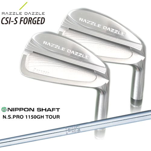 RAZZLE DAZZLE(ラズルダズル)/CSI-S FORGED アイアン/4本セット(7I～PW)/N.S.PRO_1150GH_TOUR/日本シャフト/カスタムクラブ 82,280円