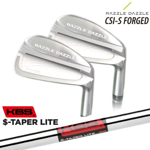 RAZZLE DAZZLE(ラズルダズル) CSI-S FORGED アイアン 4本セット(7I～PW) KBS $-TAPER LITE ( エステーパー ライト )[7P] 91,960円