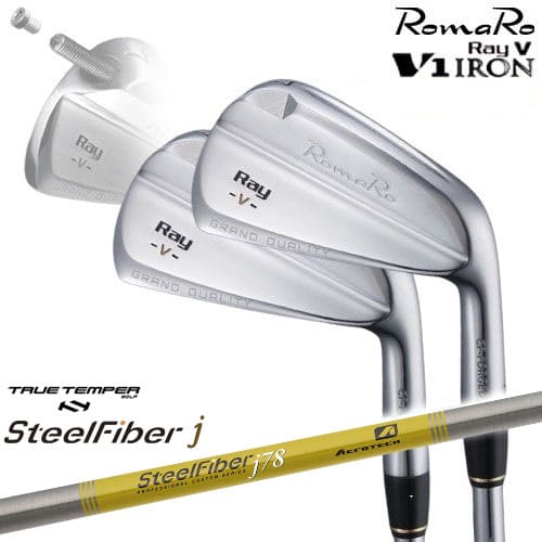 世界的に RomaRo Ray V-V1-IRON #5〜PW 6本セット ロマロ アイアン