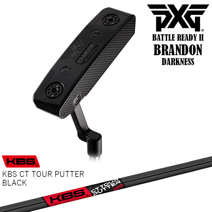 楽天市場】【PXGならOVDGOLF！】PXG BATTLE READY II CLOSER KBS CT TOUR ブラック ピン型(ブレード型)  右用/左用(レフティ) バトルレディ2 クローザー ダークネスエディション カスタムパター : カスタムクラブ工房 OVDGOLF